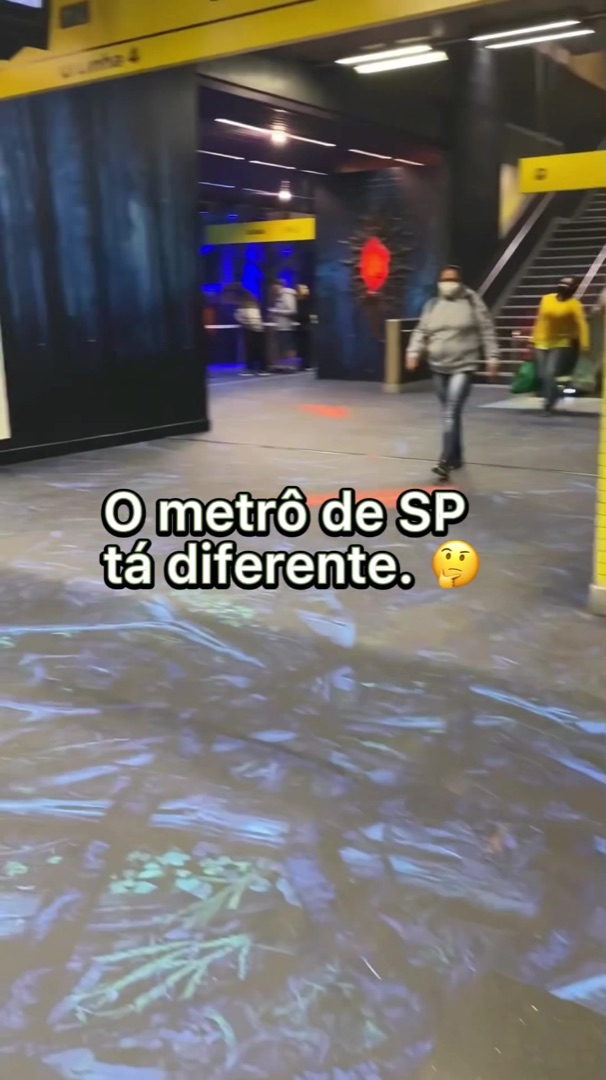 Frame from Estadão's report on the station intervention